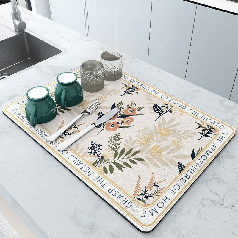 Tapis de drainage de cuisine - hygiène et confort combinés