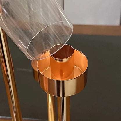 EleganteCandle – Luxe Bougeoir avec Accent en Acrylique