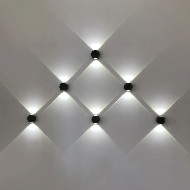 Floroux Aluminium Bol Forme Applique | Éclairage LED | Design Moderne | Dimmable | Décoration Murale