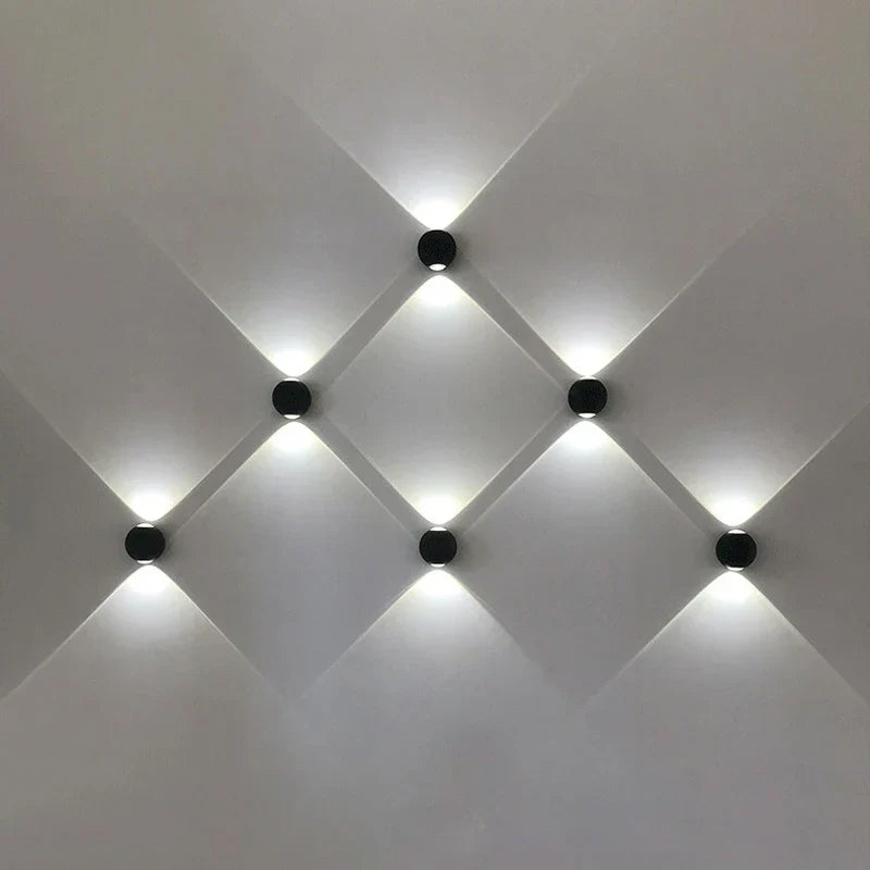 Applique Murale en Aluminium Floroux