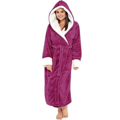 DouceurChic – Robe de Bain en Peluche Allongée