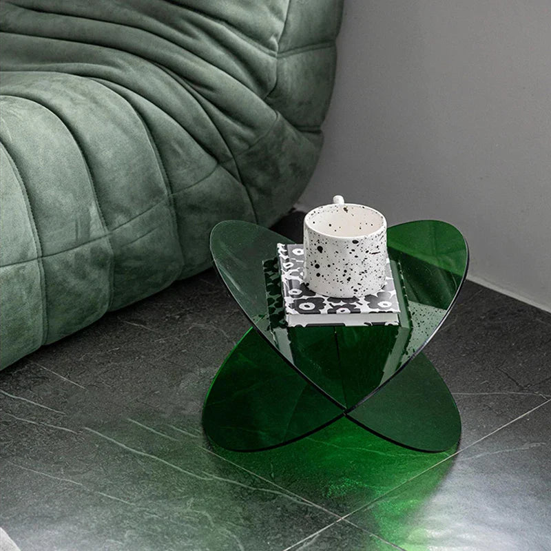 Étagère de rangement en acrylique coloré pour livres