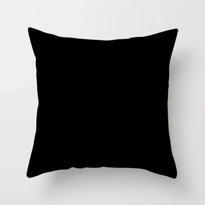 Aurum Housse de coussin - Housse de coussin moderne noir et blanc avec impression artistique abstraite