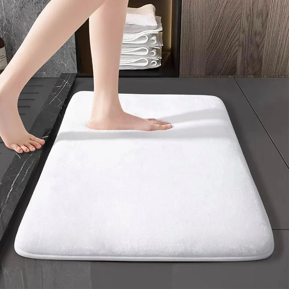 Tapis ÉpongeMax – Tapis de Bain Super Absorbant et Antidérapant en Velours de Corail