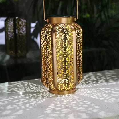 Floroux Art Deco Solar Lamp | Elegant Garden Lighting | Durable LED Lamp | Decorative Outdoor Light