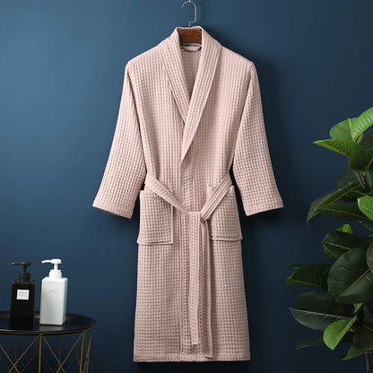 Premium bathrobe Floroux in cotton | Soft and breathable | Perfect for men and women | With pockets