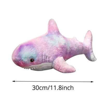 Adorable Jouet en Peluche Requin Violet - 30cm (11.8 pouces) Animal Doux et Câlin pour Enfants, Parfait Compagnon de Sommeil et Décor de Chambre
