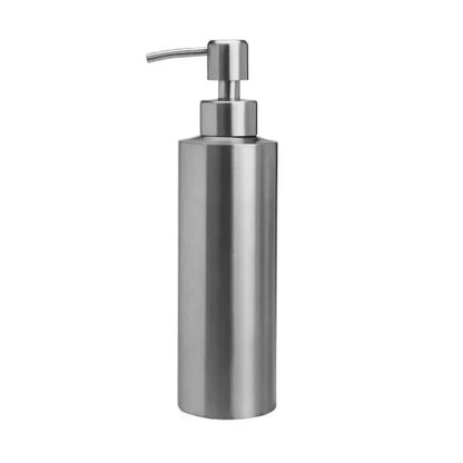 Distributeur de savon à pompe manuel en acier inoxydable élégant 250ml/350ml/550ml