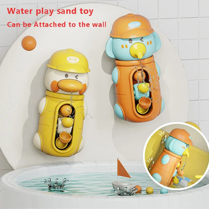 Jouets de jeu d'eau canard et éléphant adorables pour bébés - Parfait amusement estival à la baignoire pour enfants de 6 mois et plus