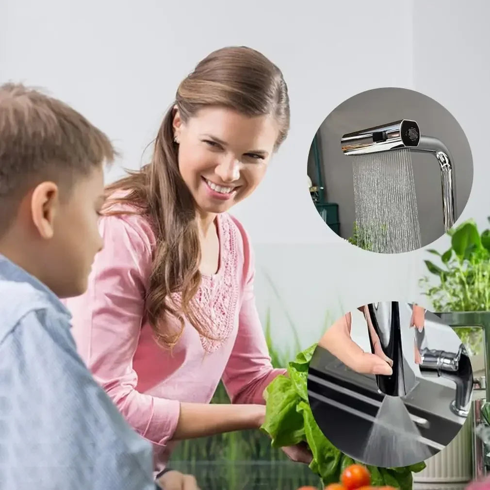 AquaFlow Master – Robinet de cuisine rétractable de luxe pour style et confort