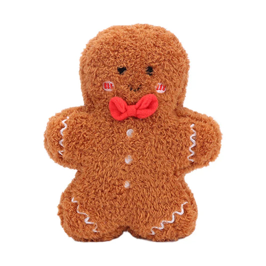 Floroux Bonhomme en pain d'épice - Belle décoration de Noël et jouet en peluche