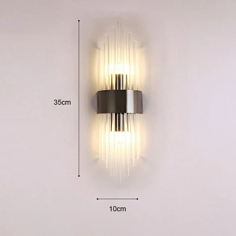 Floroux Elegant LED Wall Sconce | Luxurious Gold Design | Chic Wall Lighting