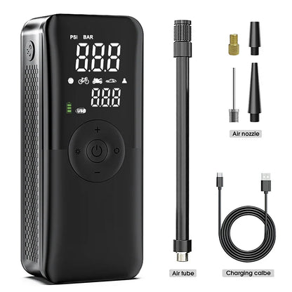 Pompe à air de pneu rechargeable - Puissance maximale pour chaque aventure