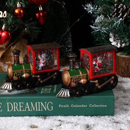 TrainEnchanté de Noël magique - Décoration de Noël magique avec LED