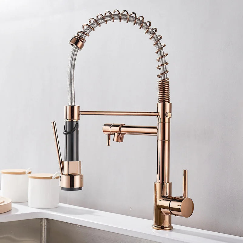 Floroux double outlet faucet | Modern design | Multifunctional kitchen faucet | High-quality materials