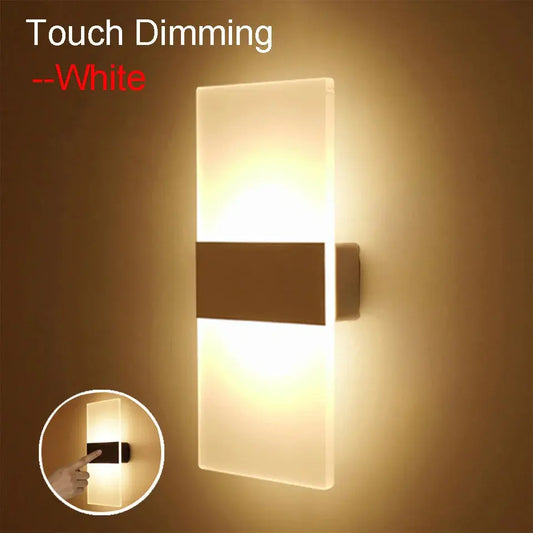 Lumière Éclatante - Applique Murale Tactile Rechargeable USB