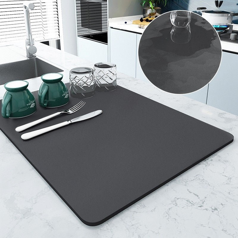 Tapis de drainage de cuisine - hygiène et confort combinés