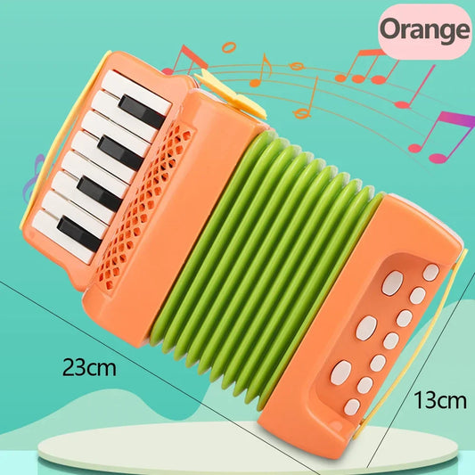 Instrument musical accordéon pour enfants - Jouet éducatif léger pour les tout-petits, Cadeau parfait pour les garçons et les filles de 3 ans et plus, Amusement en intérieur et en extérieur