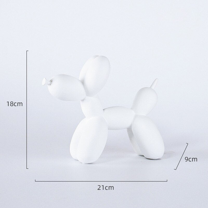 Floroux decorative resin figurine for dog | Nordic style | Decoration for living room and children's room | Gift idea