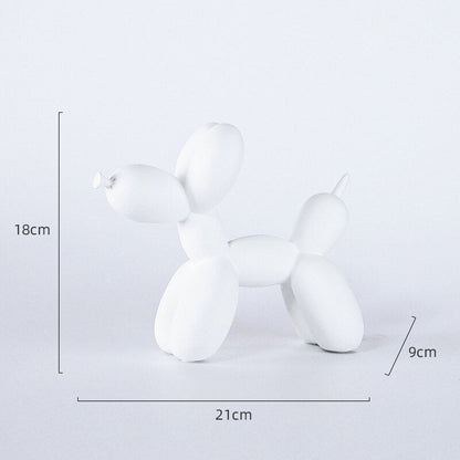 Floroux decorative resin figurine for dog | Nordic style | Decoration for living room and children's room | Gift idea