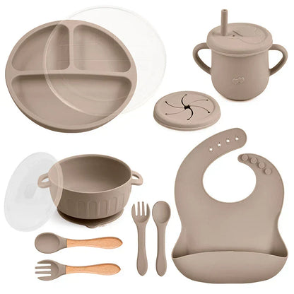 BabyCare Set - Ensemble de vaisselle pour enfants 10 pièces sans BPA