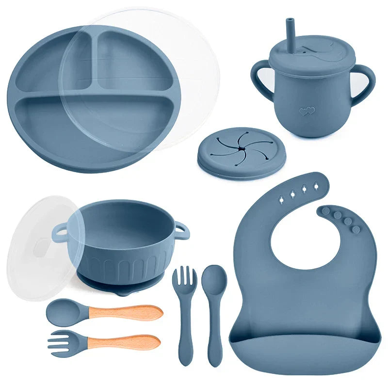 BabyCare Set - Ensemble de vaisselle pour enfants 10 pièces sans BPA