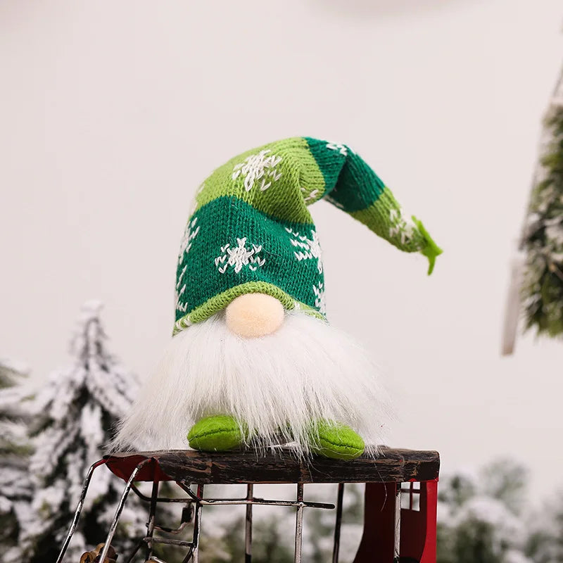 Floroux - Bonhomme de neige en peluche amusant pour une ambiance festive