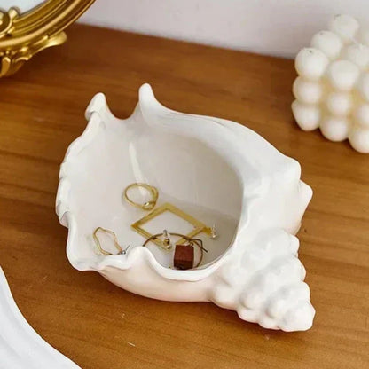 Floroux Conch Design Boîte de rangement | Inspiration coquillage | Décor et fonctionnalité | Espace de rangement élégant