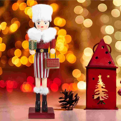 Casse-noisette en bois élégant - Classique festif