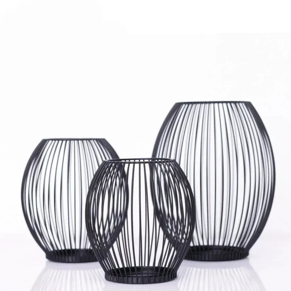 Floroux Elegant Iron Candle Holder | Modern Candle Holder | Home Decoration