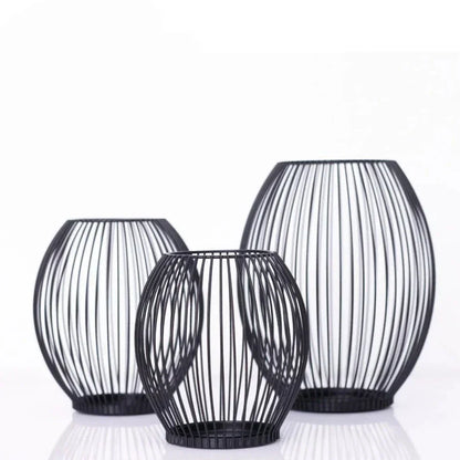 Floroux Elegant Iron Candle Holder | Modern Candle Holder | Home Decoration