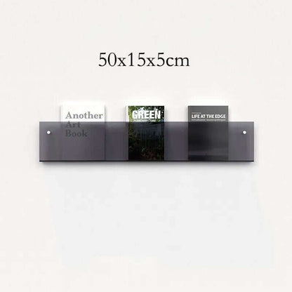 Étagère flottante en acrylique fluorescent des années 80