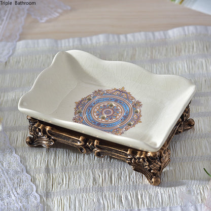 Vintage Charm Savonnière : Design élégant avec un attrait intemporel