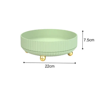 Designer coupe de fruits avec des accents dorés - Moderne et luxueux