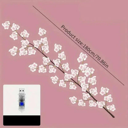 PetalGlow - Envoûtante guirlande lumineuse LED Sakura