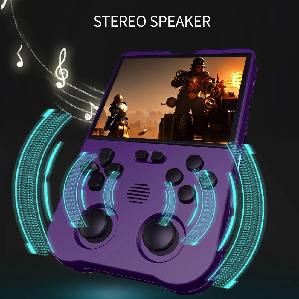 Coopreme XU10 Console de jeu portable à main - Écran IPS de 3,5", Batterie de 3000mAh, Système Linux