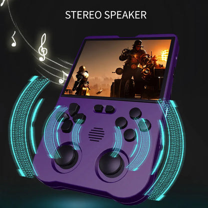Coopreme XU10 Console de jeu portable à main - Écran IPS de 3,5", Batterie de 3000mAh, Système Linux