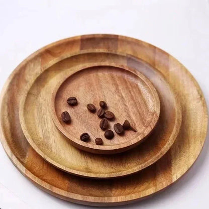 Floroux Tray Collection | High-quality acacia wood plates | Sustainable and elegant table decoration