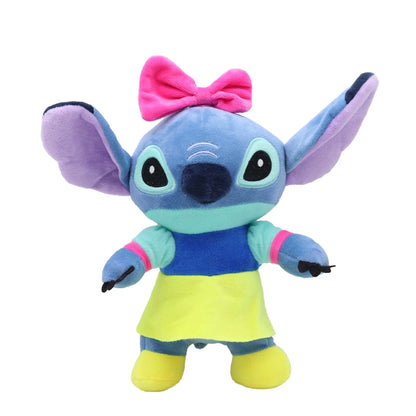 Poupée en peluche Disney Stitch écologique - Animal en peluche doux, 20 cm-25 cm (7,8-9,8 pouces) Cadeau pour les anniversaires des enfants