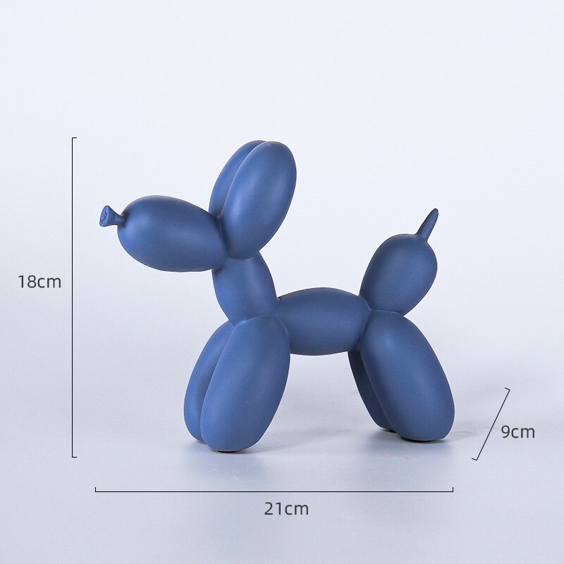 Floroux decorative resin figurine for dog | Nordic style | Decoration for living room and children's room | Gift idea