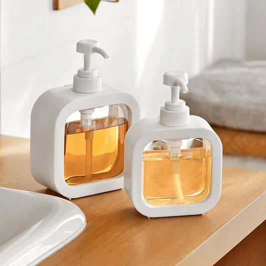 Floroux Nordic Design Distributeur de savon | Accessoire de salle de bain minimaliste | Réutilisable et élégant