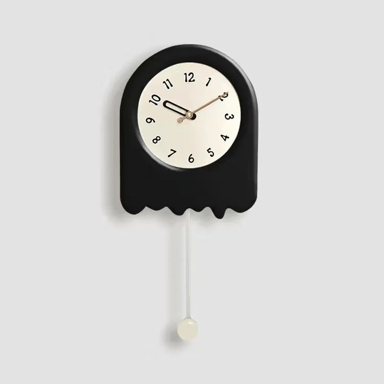 CremePendulum Clock - Horloge mural coréen au design moderne