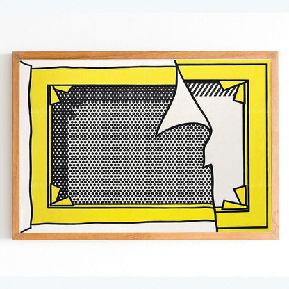 Affiche en toile en coton premium Pop Art de Lichtenstein
