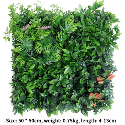 Floroux Artificial Plant Wall | Vertical Garden | Low Maintenance Decor | Green Oasis for the Home