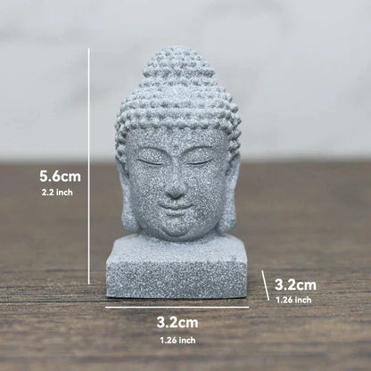 Floroux Ensemble de figurines Bouddha | Statues de moines méditatifs | Décoration de jardin Zen | Décoration de pleine conscience & Feng Shui pour la maison