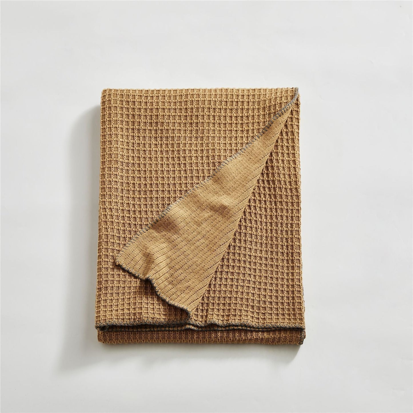 Couverture en coton gaufrée | Chaleur infinie à la maison