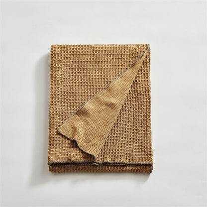 Couverture en coton gaufrée | Chaleur infinie à la maison