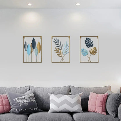 Cadre mural en fer paysage de jungle