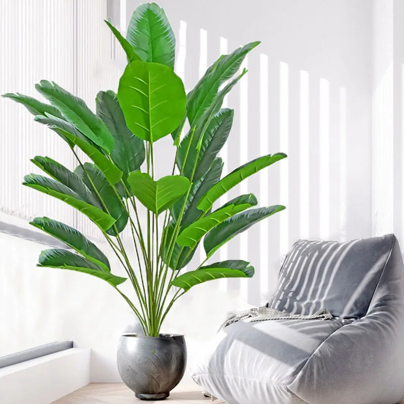 Floroux Artificial Banana Plant | Easy Maintenance | Decorative Tropical Plant for Home and Office