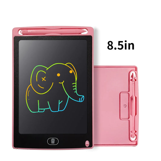 Tablette de dessin LCD de 8,5 pouces pour enfants - Bloc-notes coloré et tableau d'écriture, cadeau de pad de graffiti magique